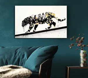 Tiger Canvas Print Wall Art - Medium 20 x 32 Inches