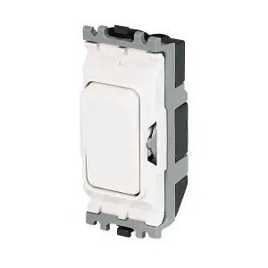 MK 20A White Modular control switch