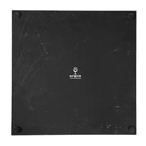 Argon Tableware - Linea Square Slate Placemats - 33cm - Pack of 6