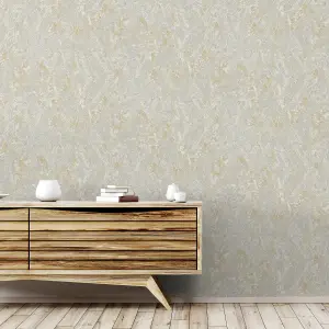 Arthouse Marble Patina Soft Gold Wallpaper