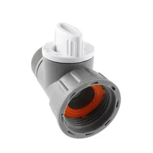 Complete IBC S60X6 Cap Kit with Valve Tap Adapter, Female Hose Connector, and PTFE Tape