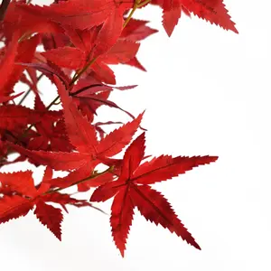 120cm Artificial Red Maple Tree