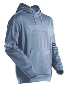 Mascot Customized Fleece Hoodie (Stone Blue)  (Medium)