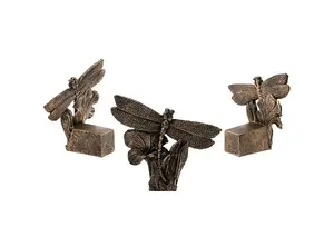 Dragonfly Plant Pot Feet - Set of 3 - L3 x W7.5 x H6.5 cm