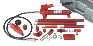 Sealey Hydraulic Body Repair Kit 4 Tonne SuperSnap Type Pump Hose Ram RE83/4