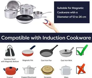 John Lewis Portable Induction Hob Touch Control,2800W