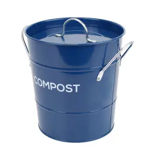 Caddy Company Compost Pail - Dark Blue/Navy