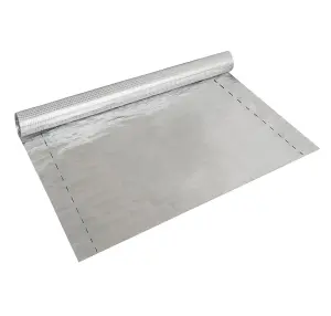 Thermal Insulation Vapour Barrier Strotex Membrane Heat Reflector Aluminium Foil - 1.5x10m