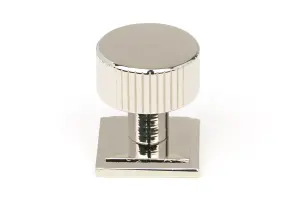 From The Anvil Polished Nickel Judd Cabinet Knob - 25mm (Square)