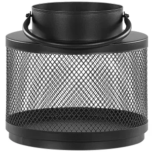 Beliani Modern Lantern YAMDENA Metal Black