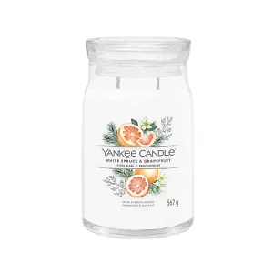 Yankee Candle Signature Large Jar White Spruce & Grapefruit