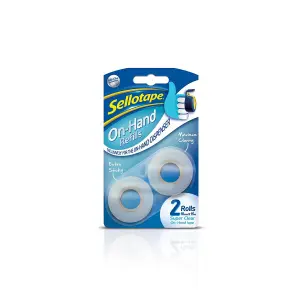 Sellotape On Hand Refill (Pack of 2) Clear (Pack of 2)