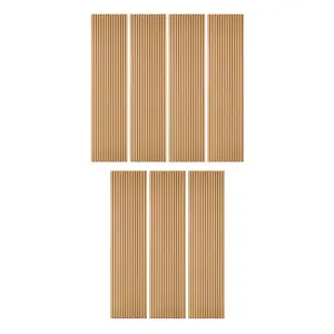 Paintable Slat Wall Panels - Pack of 7