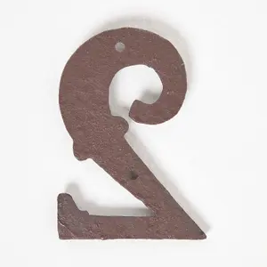 Homescapes Cast Iron House number, 2