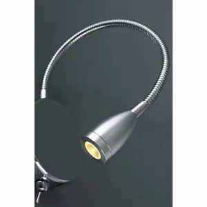 Luminosa Loke LED Indoor Wall Light Reading Lamp Chrome