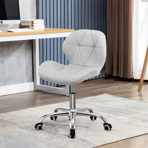 Erltrud Desk Chair Grey / Fabric