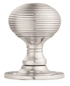 Carlisle Brass Polished Chrome Queen Anne Mortice Knob (M1001CP)