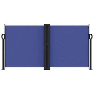 Retractable Side Awning Blue / 120" H x 1000" W