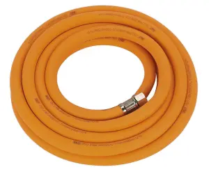 Sealey Air Hose 5m x 10mm Hybrid High-Visibility with 1/4"BSP Unions