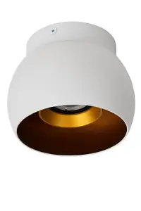 Lucide Torben Modern Ceiling spotlight 12,5cm - 1xGU10 - White