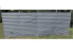 Vanilla Leisure Prestige 5 Pole (345cm) Windbreak Metal Tipped Wooden Poles