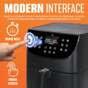 1800W 5.5L XXL Air Fryer - Oven Oil Free Air Fryers with Rapid Air Technology for Healthy Fast Cooking & 55% Energy-Saving