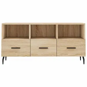 Berkfield TV Cabinet Sonoma Oak 102x36x50 cm Engineered Wood