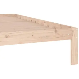 Berkfield Bed Frame Solid Wood 180x200 cm Super King Size