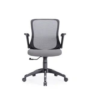 Toronto Office Chair with Wheels in Grey