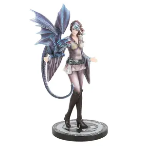 Anne Stokes Dragon Trainer Figurine Blue/Brown (One Size)