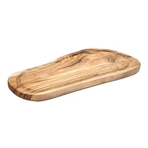 Olive Wood Natural Grained Rustic Kitchen Dining Carving Board (L) 45cm