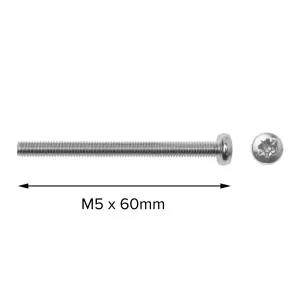 Corefix Spike Plasterboard Fixing. 8pk with  M5x60mm screws