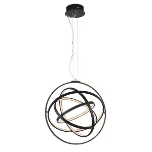 Luminosa Tryton Modern Spherical Pendant Ceiling Light LED, 3000K