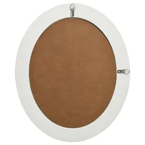 Berkfield Wall Mirror Baroque Style 50x60 cm White