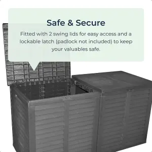 Extra Large Outdoor Garden Storage Box 750L