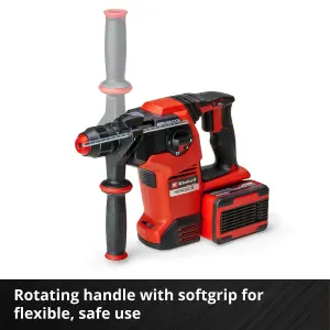 Einhell Cordless Rotary Hammer Drill 36V 3.2J Power X-Change With Carry Case Drill Impact Chisel HEROCCO 36/28 - Body Only