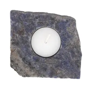 Something Different Sodalite Tealight Holder Grey/Purple (One Size)