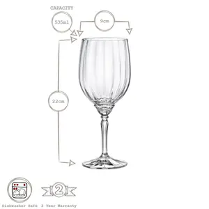 Florian Wh Bormioli Rocco White Wine Glasses (Set of 6) 535 oz.