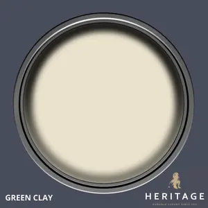 Dulux Trade Heritage Green Clay Velvet matt Wall paint, 2.5L