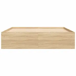 Berkfield Bed Frame Sonoma Oak 140x200 cm