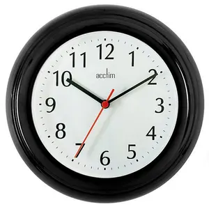 Acctim Wycombe Wall Clock Black (One Size)