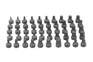 Laser Tools 7653 50pc Stubby Bit Set 1/4" Drive Mixed Profile