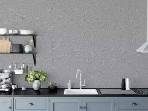 Arthouse Basalt Texture Gunmetal Wallpaper