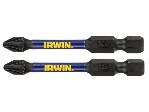 IRWIN� - Impact Pro Performance Screwdriver Bits PZ3 57mm (Pack 2)