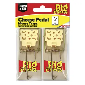 The Big Cheese Mouse trap, Pair of 2 (H)25mm (W)46mm