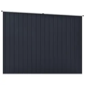 Berkfield Garden Shed Anthracite 195x198x159 cm Galvanised Steel