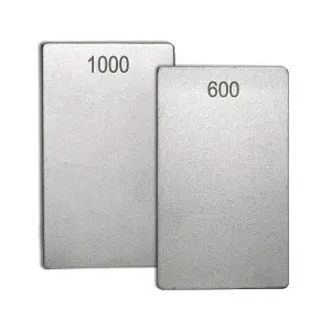 Double-Sided Diamond Credit Card Stone - 3" x 2" (85mm x 50mm) - 1000 and 600 Grit - ECCSFF