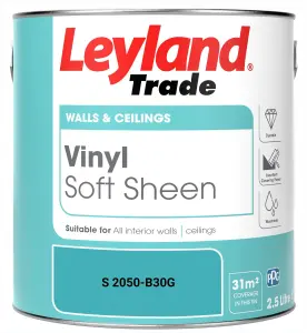 Leyland Trade Vinyl Soft Sheen Walls & Ceilings Emulsion Paint (S 2050-B30G) - 2.5L