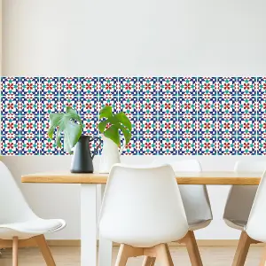 Walplus Marrakech Tile Stickers PVC