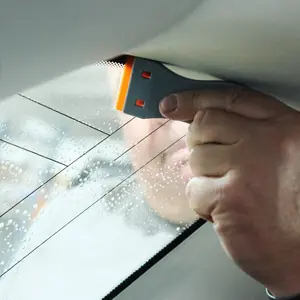 MagWrap™ Plastic Glue Scraper with 10 Spare Blades - Remove Residual Adhesive from a Vehicle & Avoid Damaging Paintwork